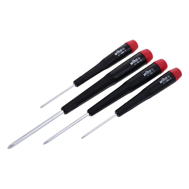 Wiha Precision Phillips Screwdriver Set (4 Piece Set) - 26194