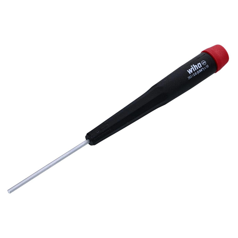 Wiha Precision Hex Screwdriver 2.0mm (5/64") x 50mm - 26320