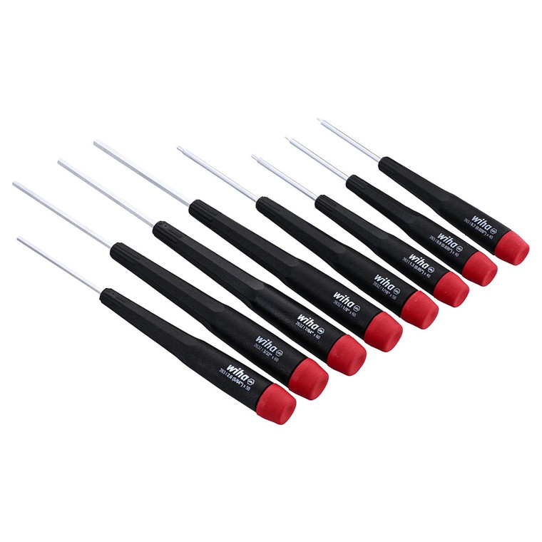 Wiha Precision Hex SAE Screwdrivers (8 Piece Set) - 26391