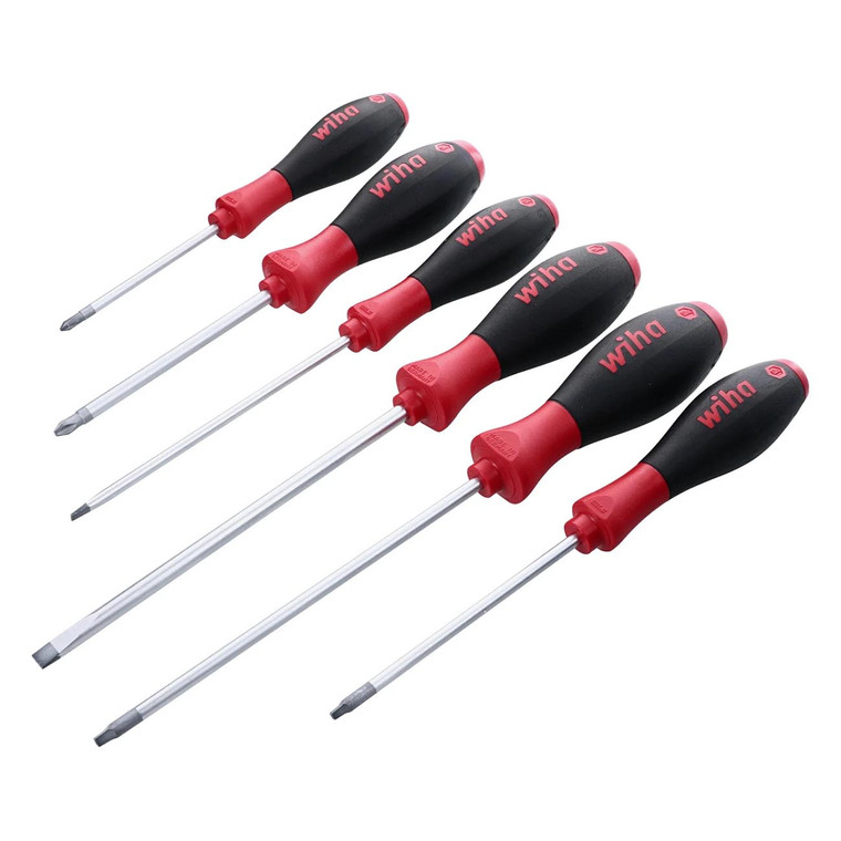 Wiha SoftFinish Grip Screwdriver Set (6 Piece) - 30291