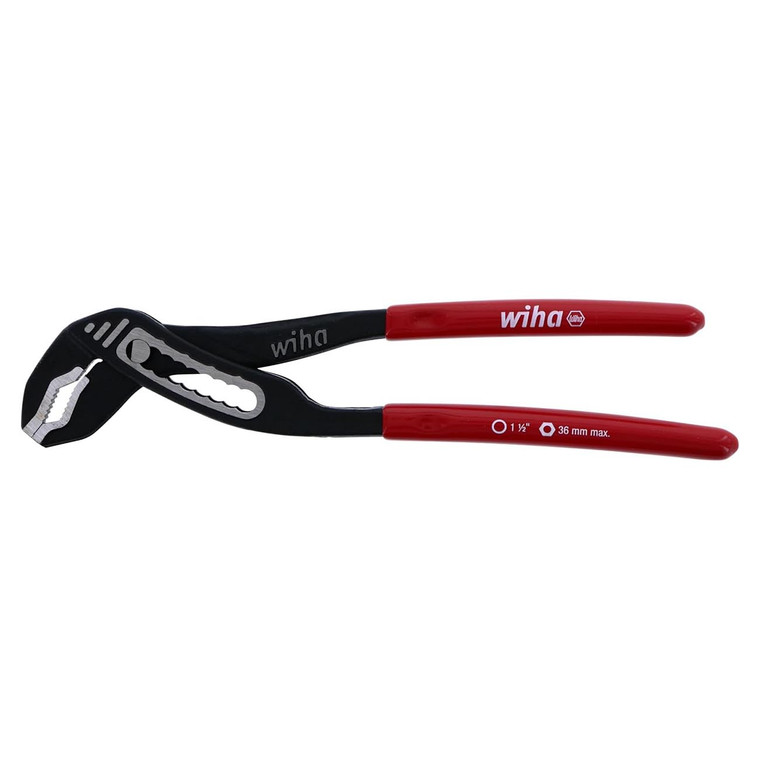 Wiha Adjustable V-Jaw Tongue and Groove Box Pliers Standard: 7" Length - 32660