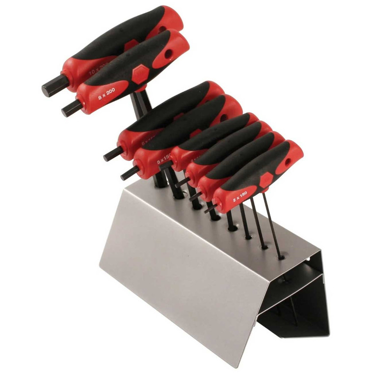 Wiha 8 Piece Soft Grip Dual Drive Hex THandle Set Metric - 33489