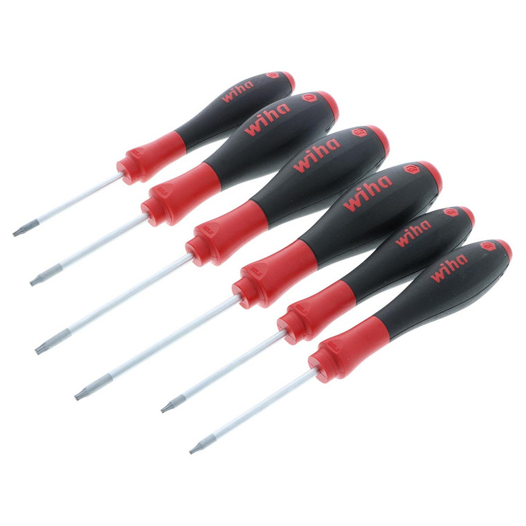 Wiha SoftFinish Cushion Grip Torx Screwdriver Set (6 Piece Set) - 36291