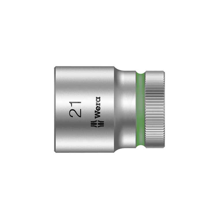 Wera 1/2" Drive Metric Socket - 21mm - 5003612001