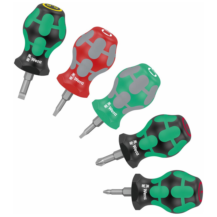 Wera Stubby/Carburetor Screwdriver Set (5 Piece) - 5008872001