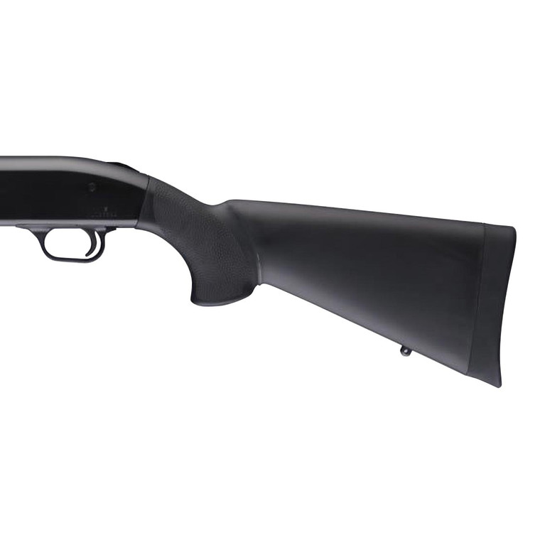 Hogue Mossberg 500 12/16/20 Gauge OverMolded Shotgun Stock - Black - 5010