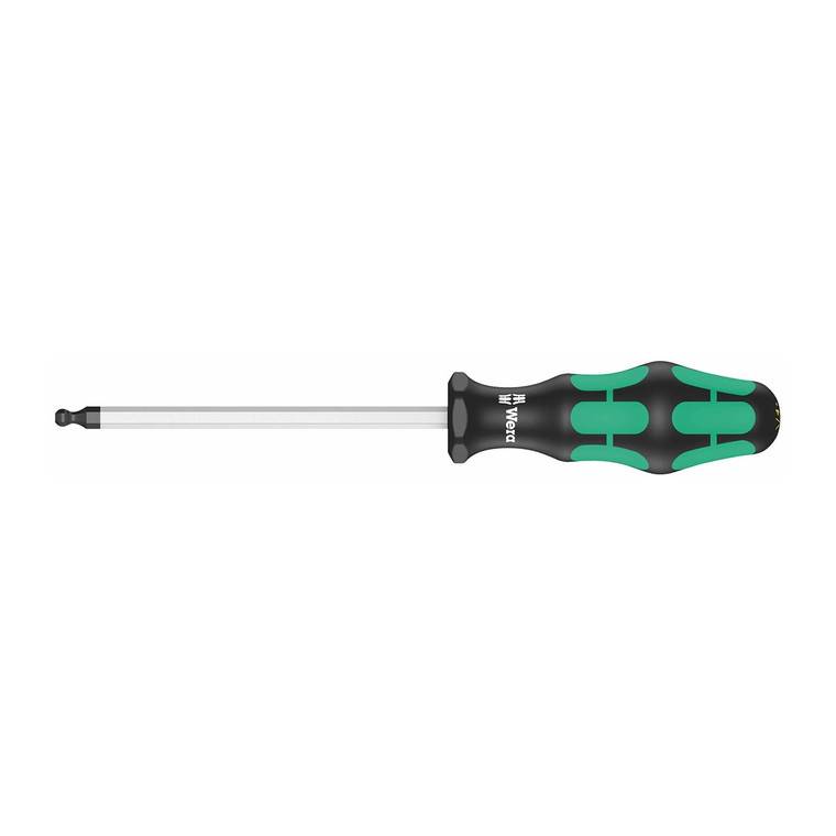 Wera SAE Screwdriver: Hex 1/4" x 125mm (with Ball End) - 5022920001