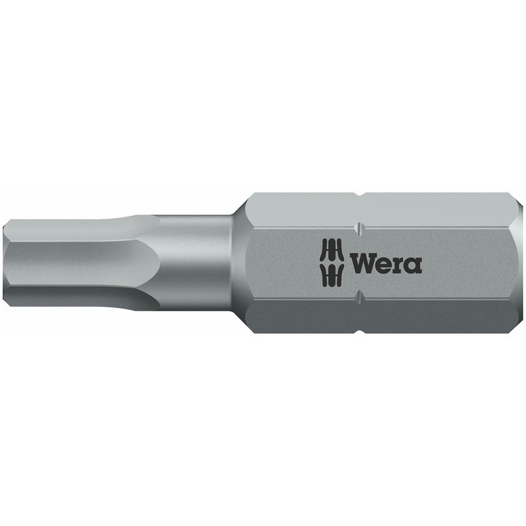 Wera 1/4" Drive Hex-Plus Bit: 2mm x 25mm - 5056305001