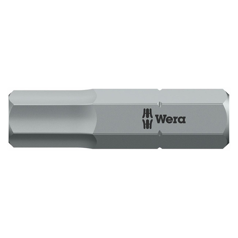 Wera 1/4" Drive Hex-Plus Bit: 6mm x 25mm - 5056330001