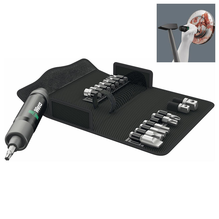 Wera Impact Driver Set - 90 Nm - 5/16" Hex Drive (17 Piece) - 05 072017 01