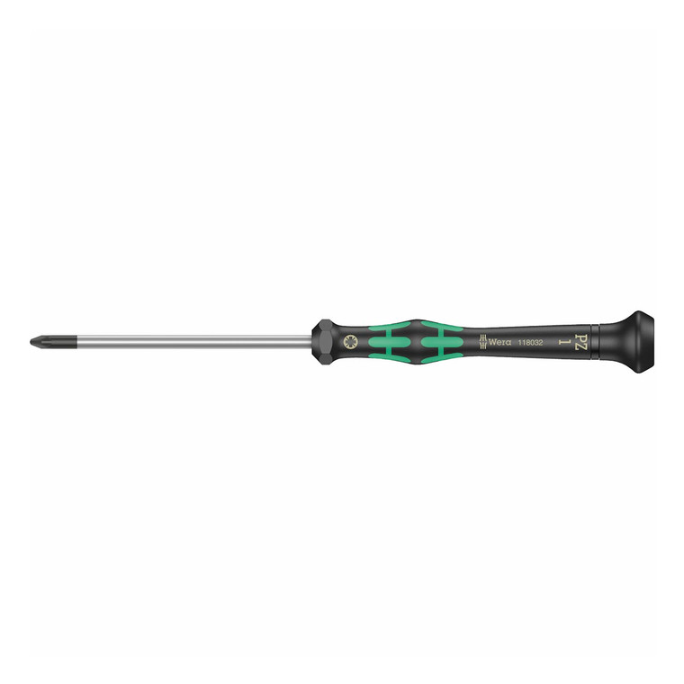 Wera Micro Precision Pozidriv Screwdriver - PZ #1 x 80mm - 5118032001
