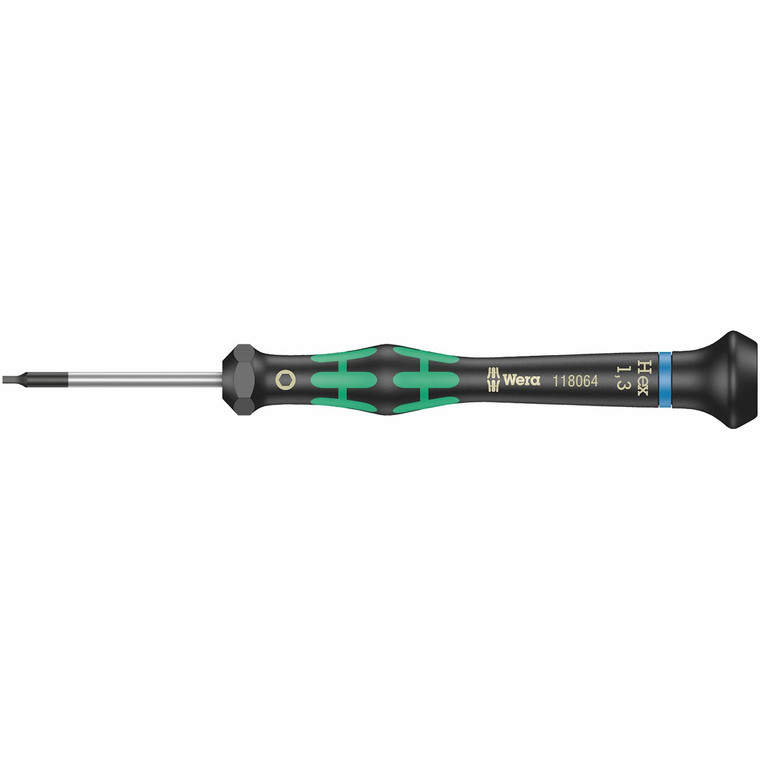 Wera Micro Precision METRIC HEX-Plus Screwdriver - 1.3 x 40mm - 5118064001