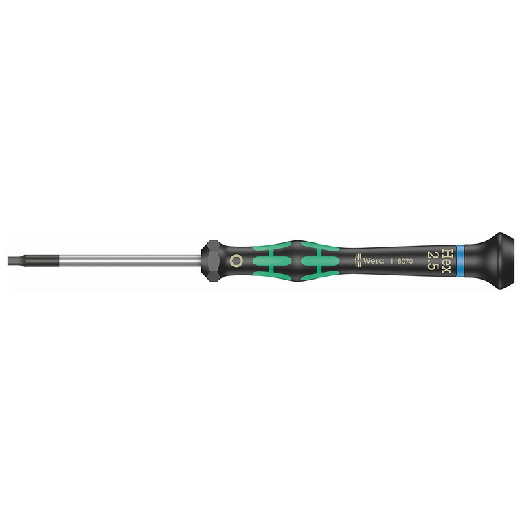 Wera Micro Precision METRIC HEX-Plus Screwdriver - 2.5 x 60mm - 5118070001