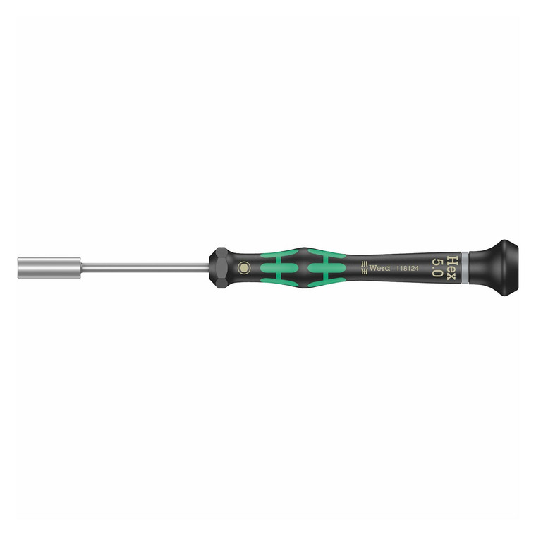 Wera Micro Precision METRIC Nutdriver Screwdriver - 5.0 x 60mm - 5118124001