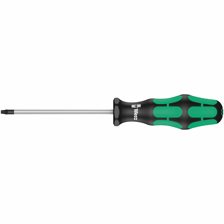 Wera Screwdriver: Tamper-Proof Torx BO TX #10 x 300mm (with Bore Hole) - 5138268001