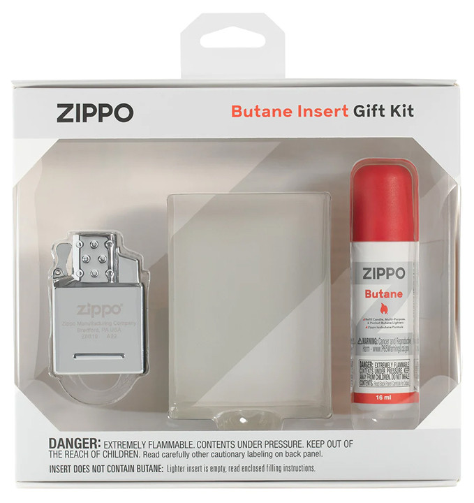 Zippo Butane Insert Gift Set White - 52RBDI