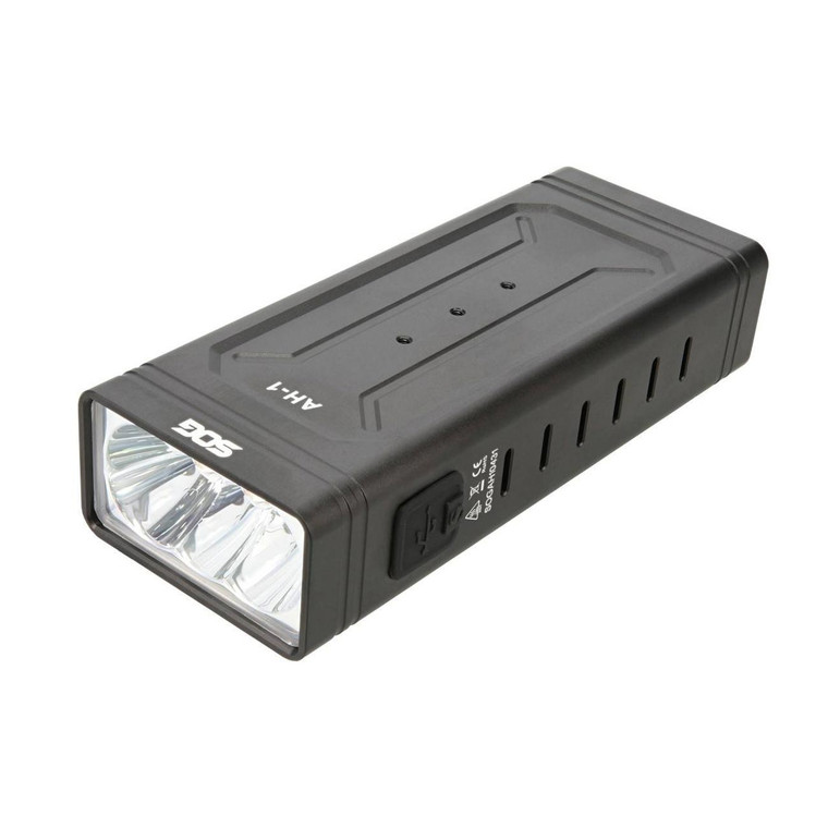 SOG AH1 Rechargeable Black Aluminum Flashlight - 59-65-02-57