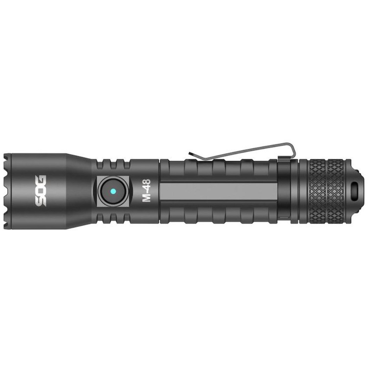 SOG M-48 Black Aluminum Flashlight - 59-65-07-57