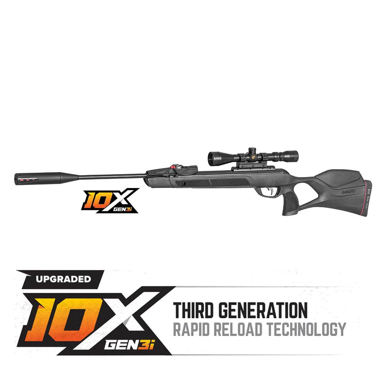 Gamo Swarm Magnum 10X 'GEN3i' INERTIA FED .177 Caliber Air Rifle with Scope - 6110038654