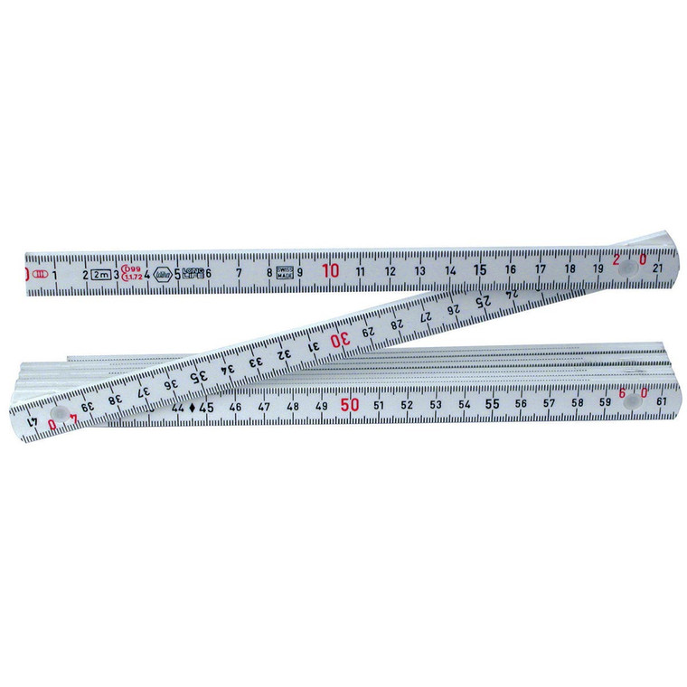 Wiha MaxiFlex 2-Meter Metric Folding Ruler - with Outside Read - 61602