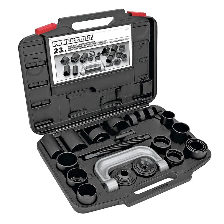 Powerbuilt Ball and U Joint Service Set 23 Piece Tool Kit - 648617