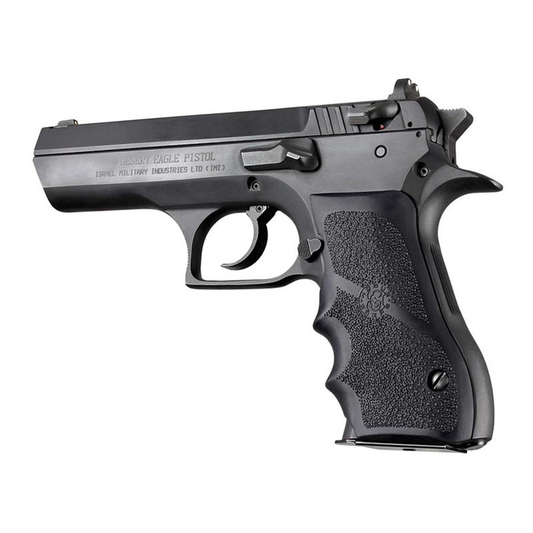 Hogue Magnum Research Baby Eagle .40 / 9mm IWI Jericho & Uzi Eagle Black Rubber Grip (Black) - 76000