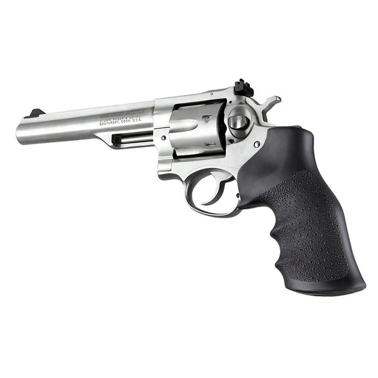 Hogue Ruger GP100/Super Redhawk Rubber Monogrip with Finger Grooves (Black) - 80000