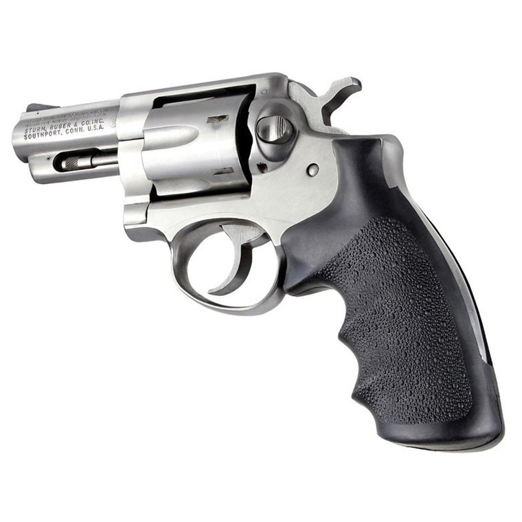 Hogue Ruger Speed-Six Revolvers Rubber MonoGrip with Finger Grooves (Black) - 88000