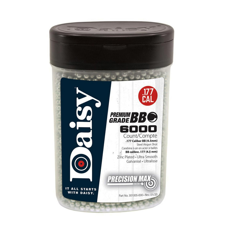 Daisy Outdoor Products 6000 ct BB Bottle Silver 4.5 mm - 980060-444