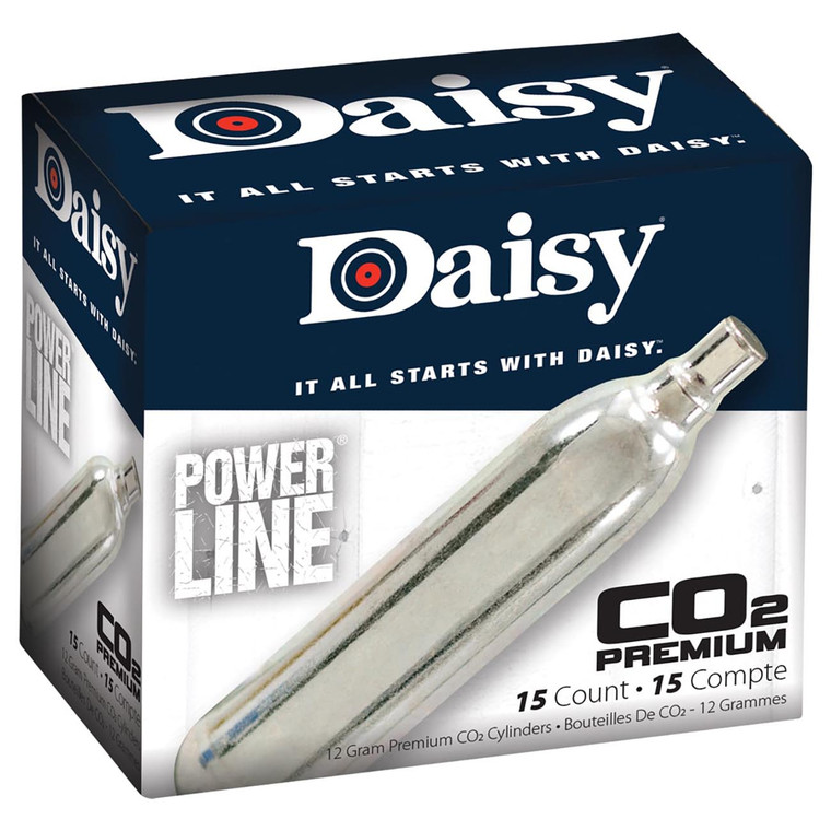 Daisy Outdoor Products 15 ct. CO2 Silver 12 gm - 997015-611