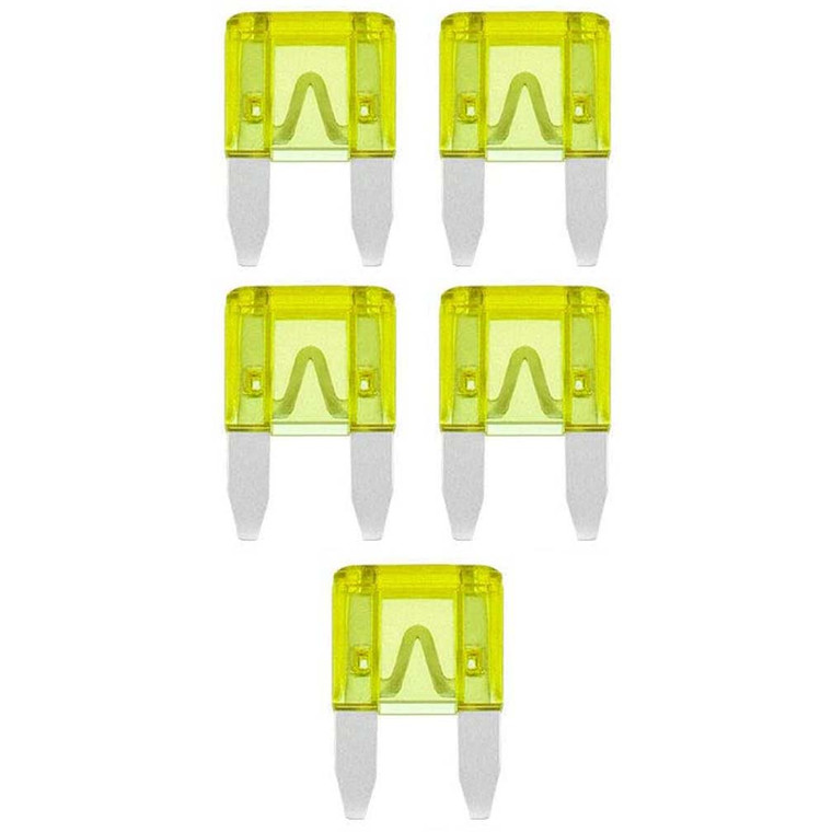 Pipeman AST FUSE 20AMP - MINI BLADE 25 per Bag *IS-AST-20* - IS-AST-20