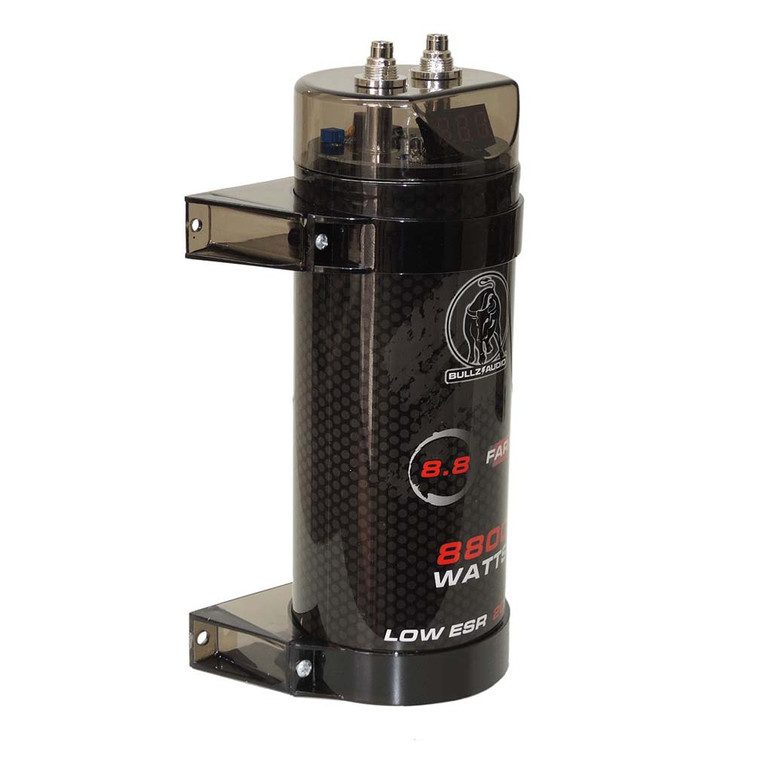 Bullz Audio 8.8 Farad Capacitor With Digital Voltage Display - BCAP8.8