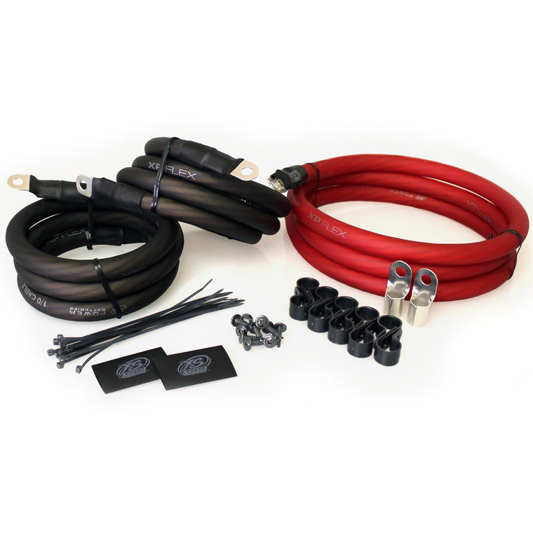 XS Power XP FLEX Red 1/0 AWG 250A Big 3 Upgrade Kit - BIG3-RD