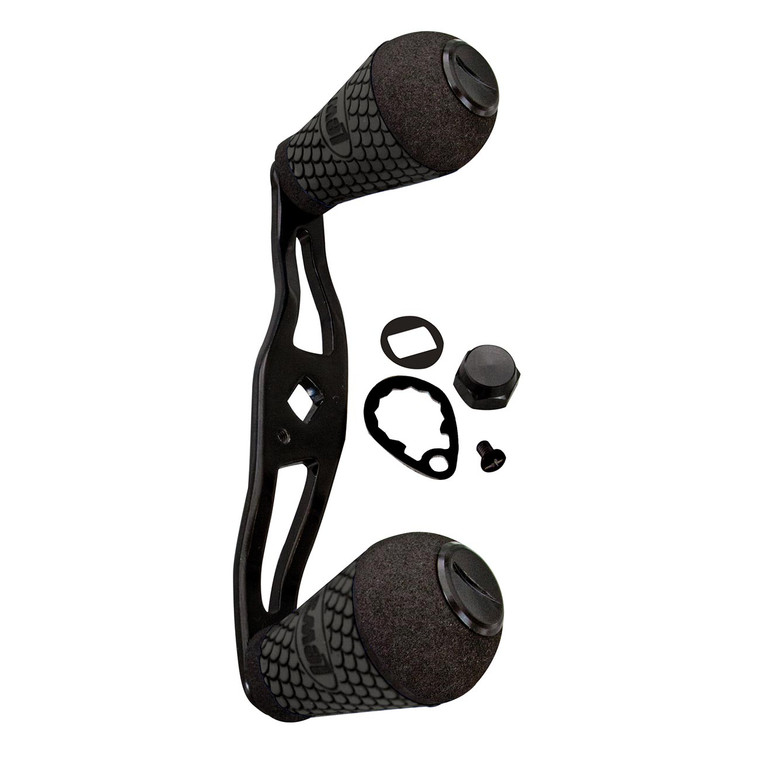 Lew's Standard 95mm Baitcaster Black Aluminum Handle - Black - CSBAHB