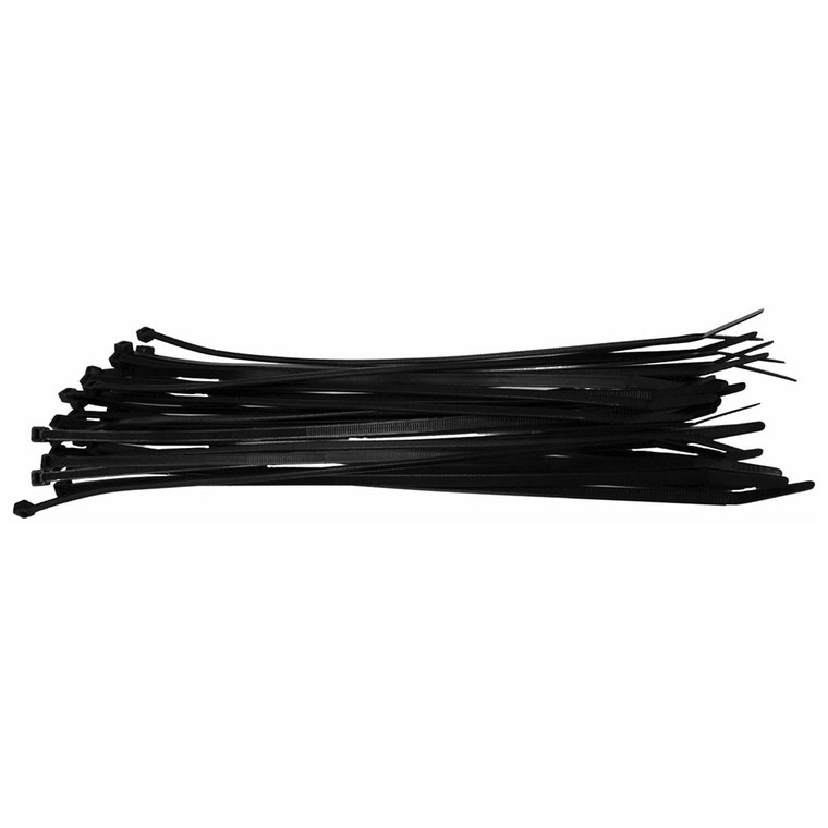 Nippon Nylon Wire Ties 4" - Black (100 count) - CT4BUV