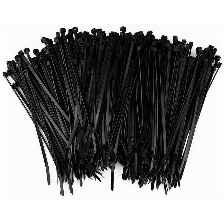 Xscorpion (CT-6) 6" Wire Ties - Black (1000 count) - C-T6.1