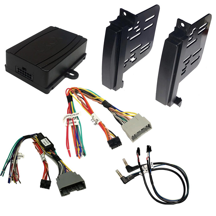 Crux Radio Replacement with SWC Retention for '05-'17 Chrysler Dodge & Jeep Vehicles with Dash Kit - DKCR-59K