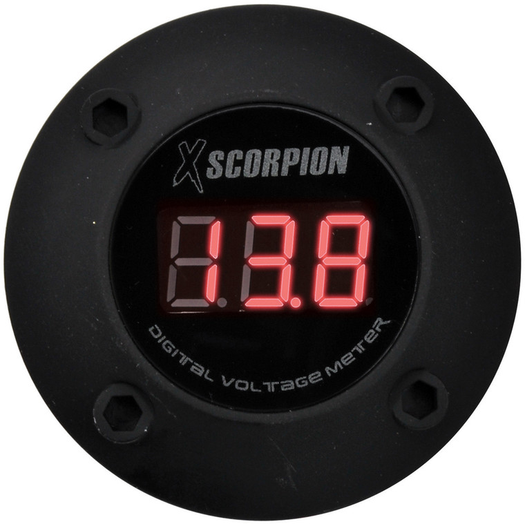 XSCORPION VOLTMETER DIGITAL 3 DIGIT LED DISPLAY BLACK - DVM3RB