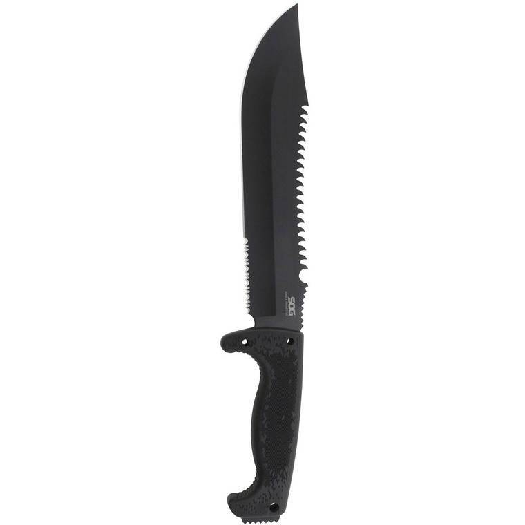SOG Jungle Primitive Partially Serrated 9.5" Machete - F03TN-CP