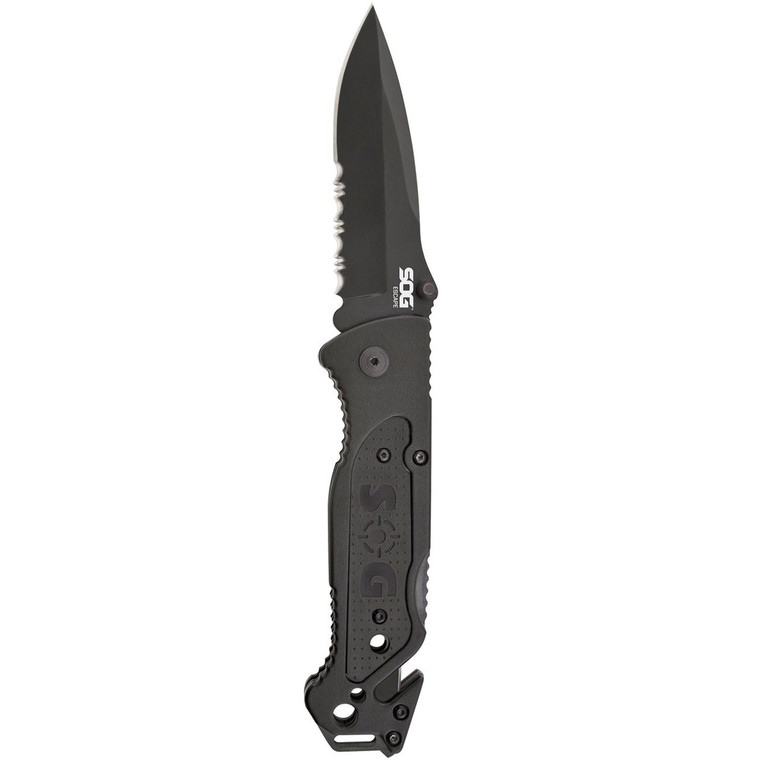 SOG Escape - Black Folding Knife - FF25-CP
