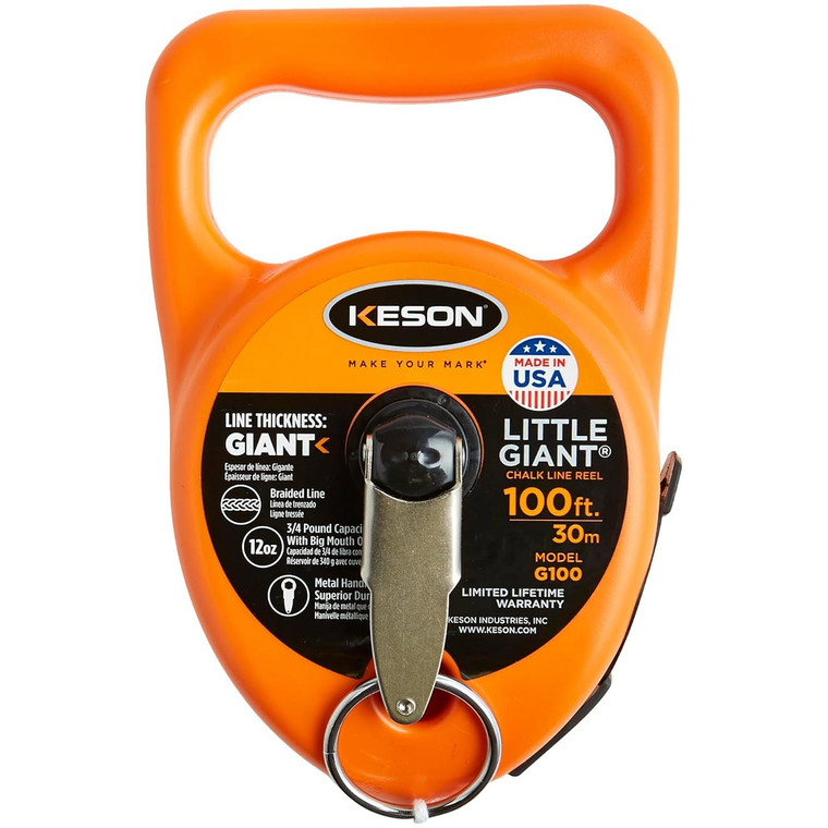 Keson "Little Giant" Chalk Line Reel - 100 ft. - G100