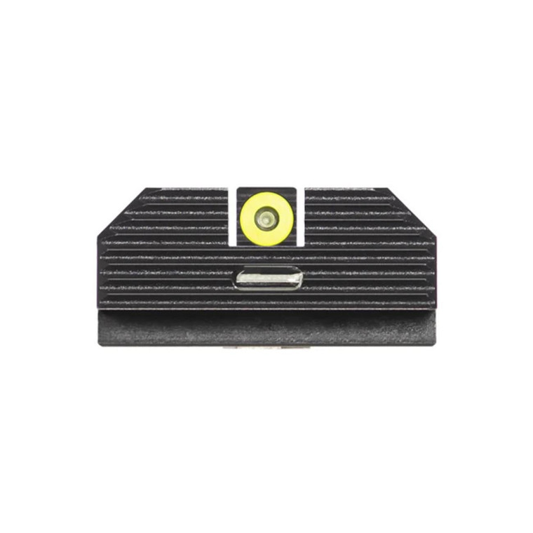 Night Fision Night Sight Set for Glock 17/19/34 Yellow Front Ring/Black Rear Rings - GLK001010YGXG