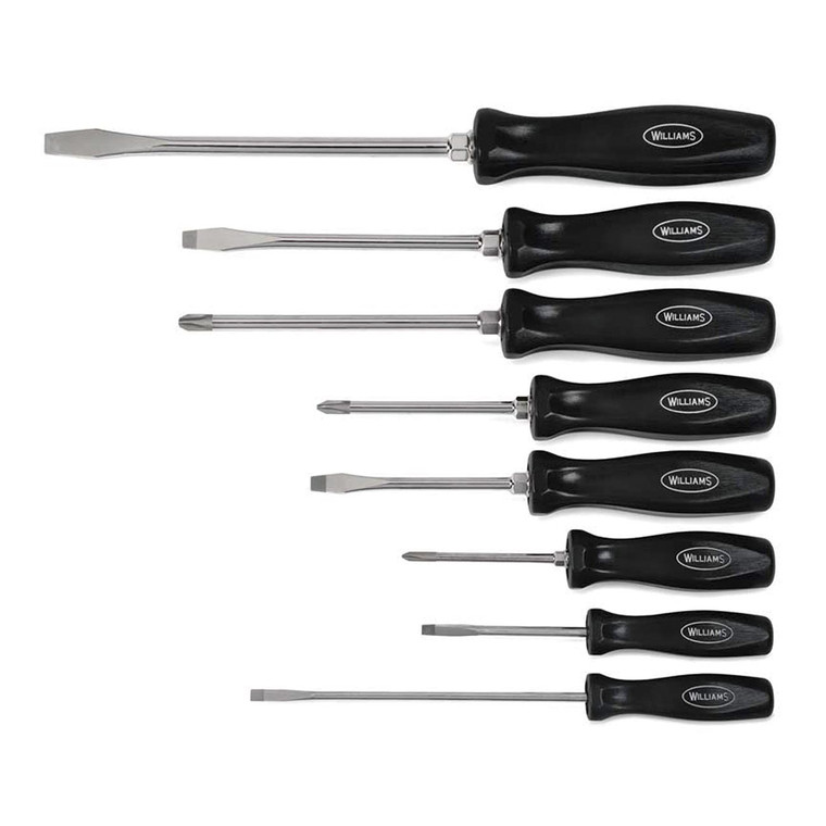 Williams Endurogrip Mixed Screwdriver Set (8 Piece) - 100P-8MD