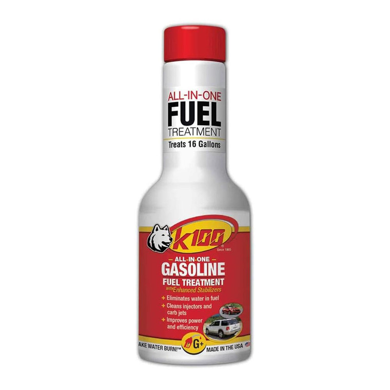 K100 Gasoline Fuel Treatment (8 Ounce) - k1008g