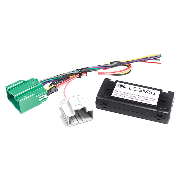 PAC Radio Replacement Interface for Non-Amplified 14-19 GM LAN v2 Vehicles - LCGM51
