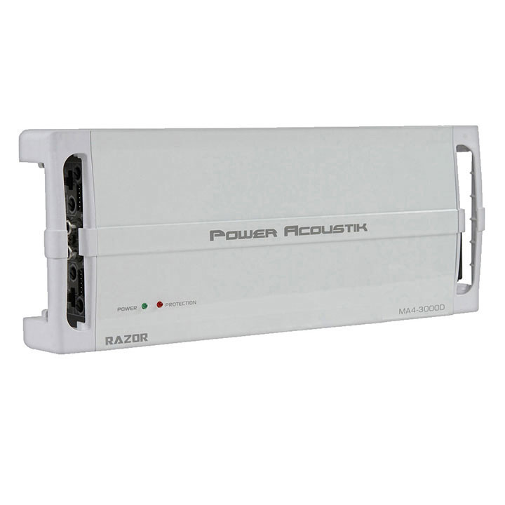Power Acoustik Marine 4 Channel Amplifier 3000W MAX - MA4-3000D