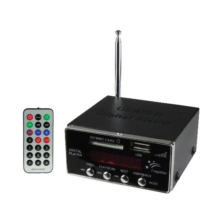 Nippon Compact Digital MP3 Player FM Radio and Remote - NDVA-1000