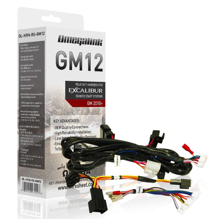 Omegalink T-Harness Buick/Chevrolet/GMC Vehicles (2010-2023) - OL-HRN-RS-GM12