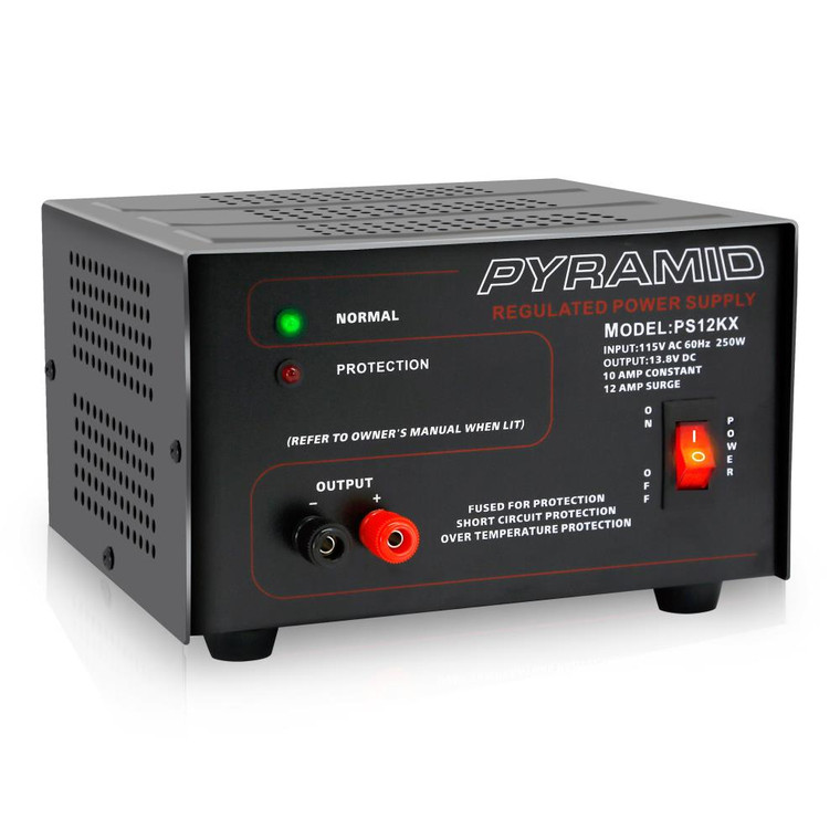 Pyramid 10 Amp DC Power Supply - PS12KX