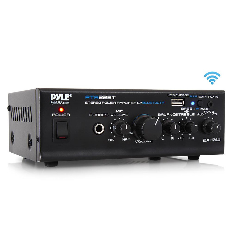 Pyle MINI AMPLIFIER WITH BLUETOOTH - PTA22BT